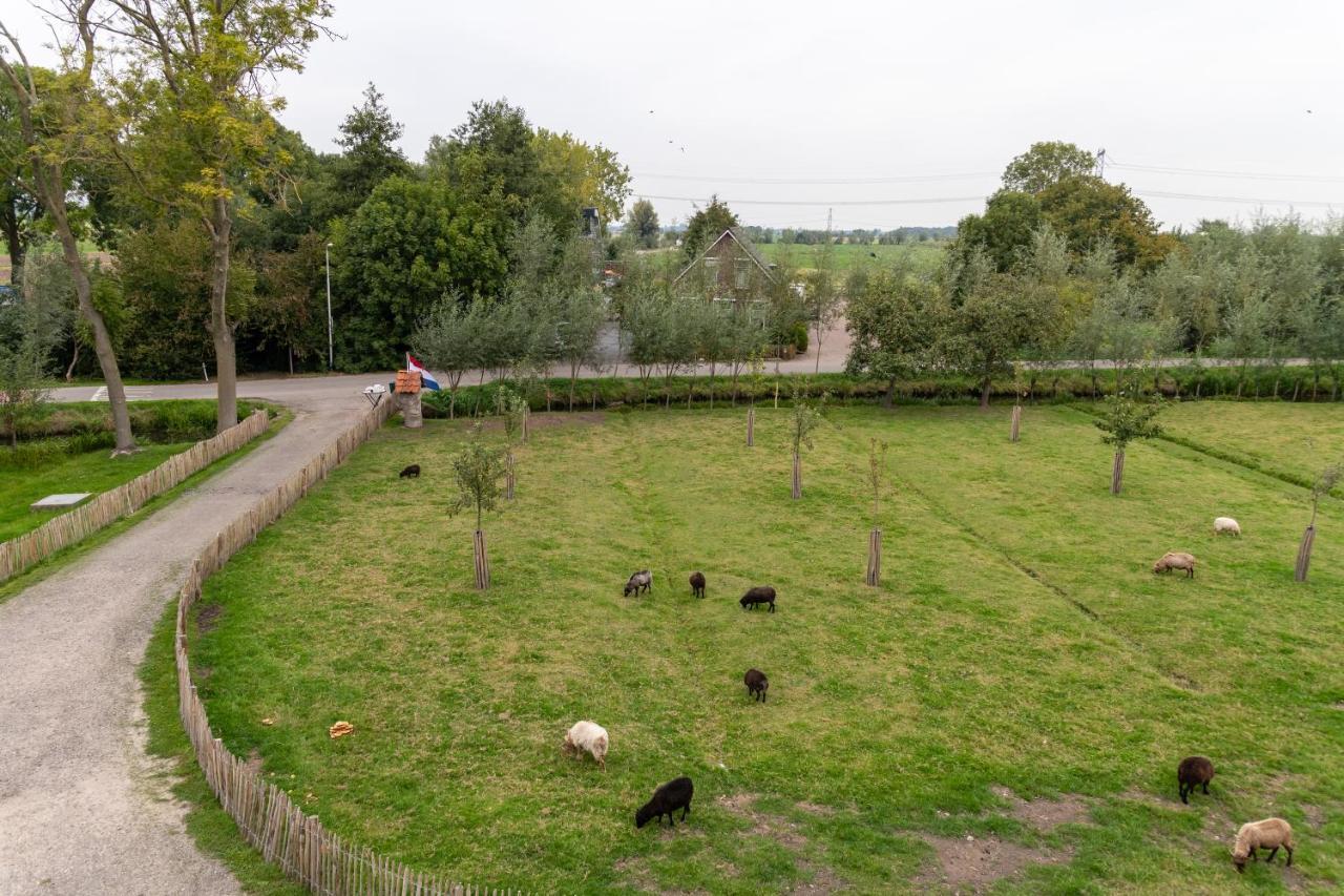 Vrijstaand Huisje, Dichtbij Kinderdijk Oud-Alblas Exterior foto